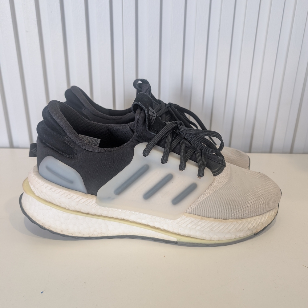 Adidas Men size 8.5 X_PLR Pure Boost Sneaker Black / Off White Running Training